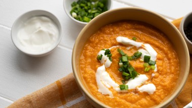 krem marchewkowy z soczewicą, rozgrzewająca zupa pełna smaku i wartośc