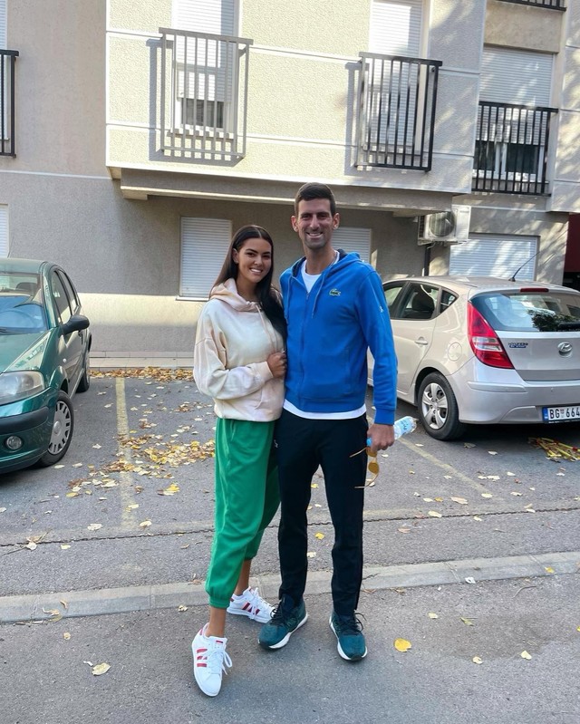 Jelena Vasić i Novak Đoković (Foto: Instagram/lela_misslela)