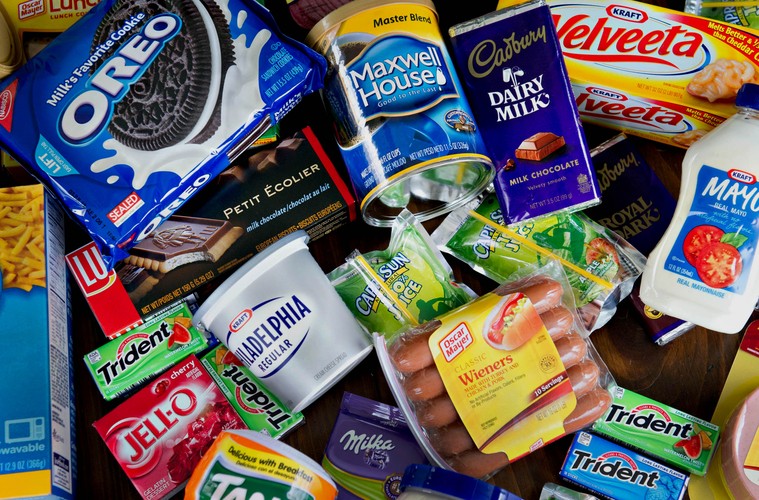2. Kraft Foods. Na zdjęciu produkty tej firmy.