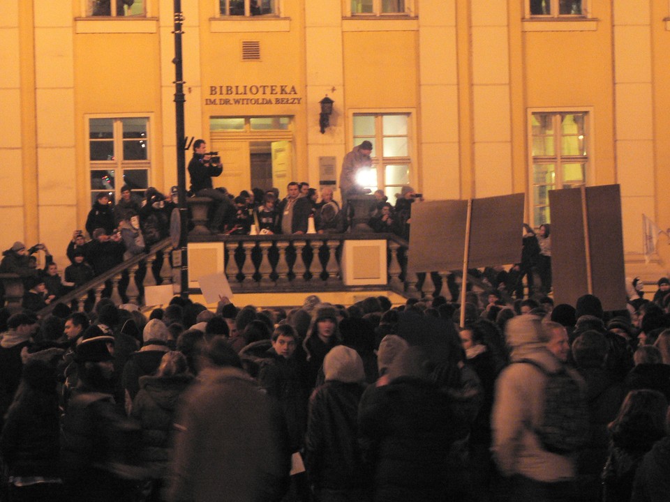 Manifestacja przeciw ACTA w Bydgoszczy, fot. Mario/ Daj znać