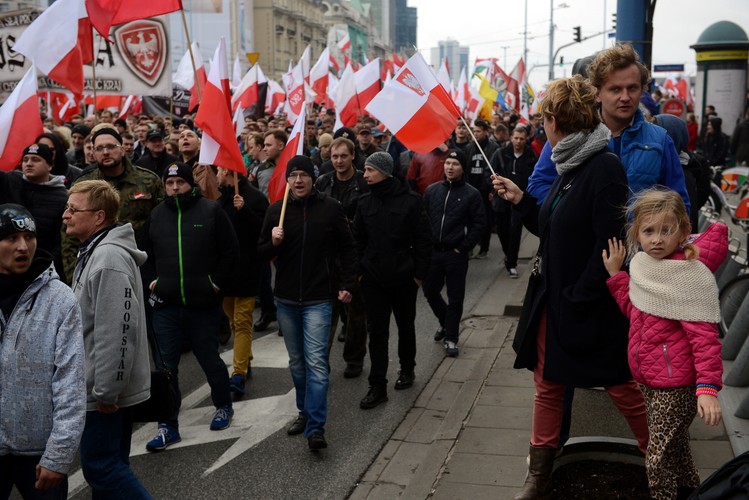 Marsz Niepodległości w Warszawie