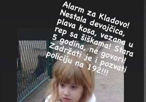 Nestala Nina (5) u Kladovu