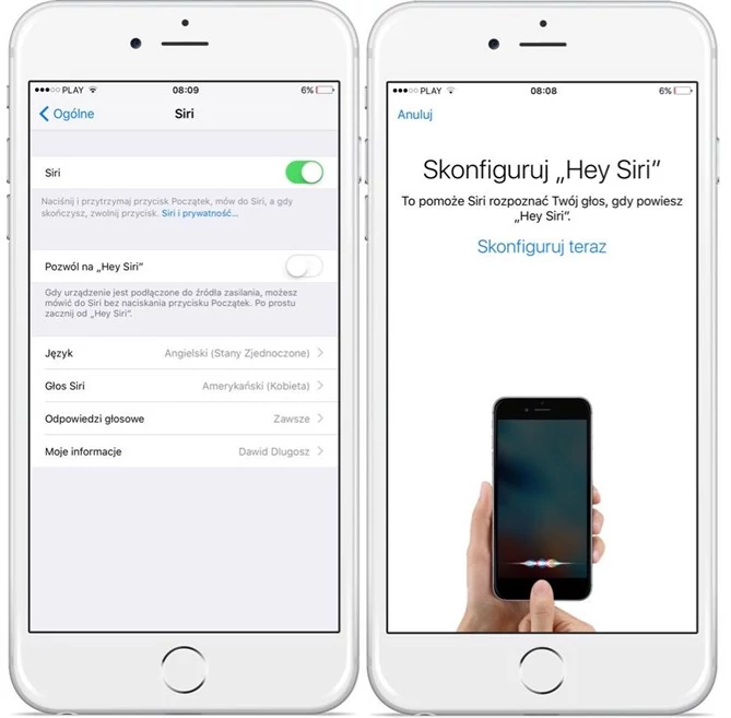 W iOS 9 Siri stara się nauczyć rozpoznawać głos właściciela