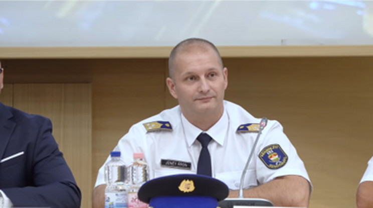 Jeney Áron ezredes / Fotó: Police.hu