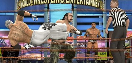 Screen z gry "WWE Smackdown vs RAW 2009" (wersja na PS3)