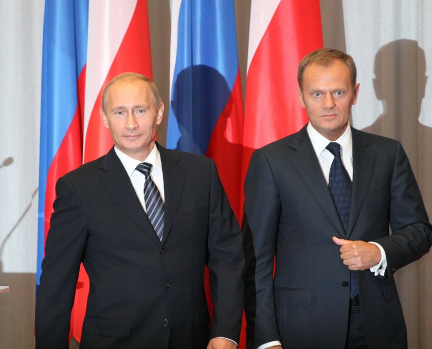 Władimir Putin i Donald Tusk