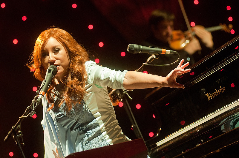 Tori Amos w Sali Kongresowe (fot. Darek Kawka/Onet.)