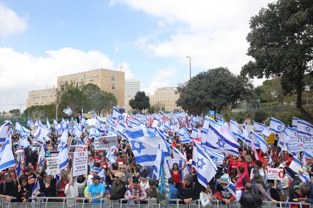 Izrael. Protesty przeciw reformie sądownictwa