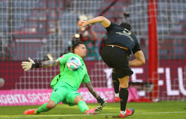 Rafał Gikiewicz i Robert Lewandowski