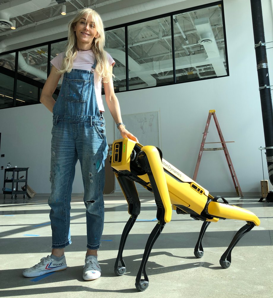 Agnieszka Pilat, artysta-rezydent w Boston Dynamics