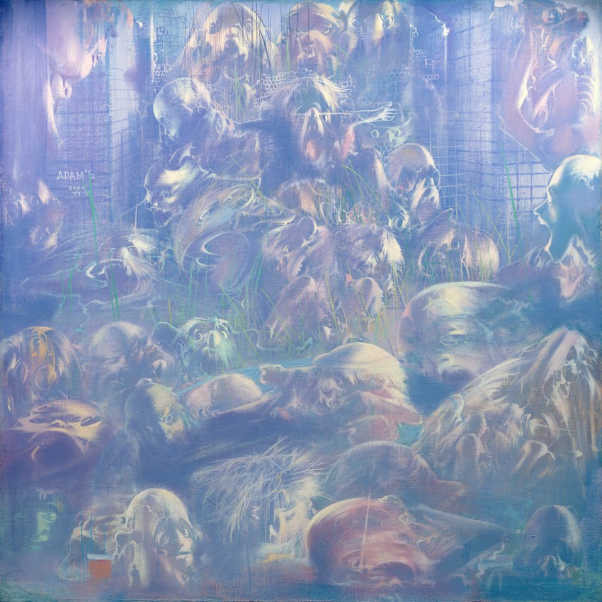 Адамс, уље на платну  1977-1978
