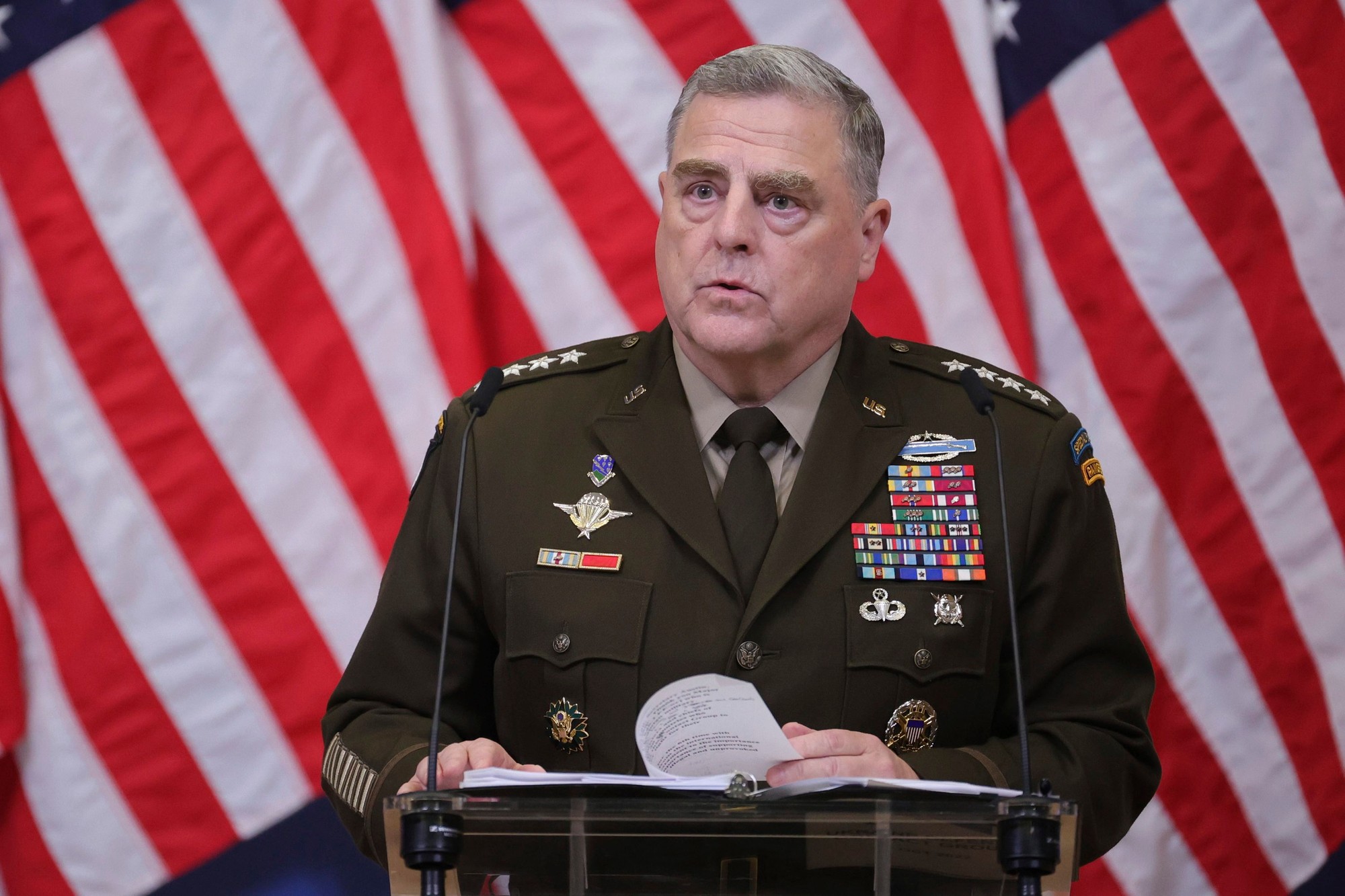 Predseda zboru náčelníkov štábov americkej armády generál Mark Milley.