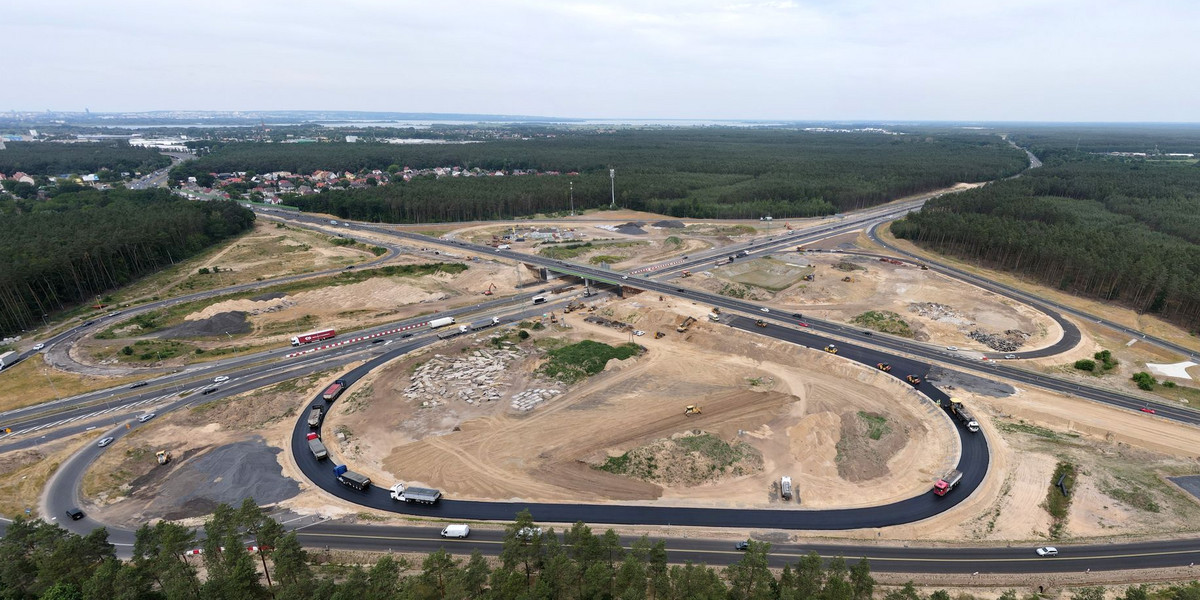 Jedną z realizowanych obecnie inwestycji jest budowa węzła Szczecin/Kijewo na autostradzie A6.