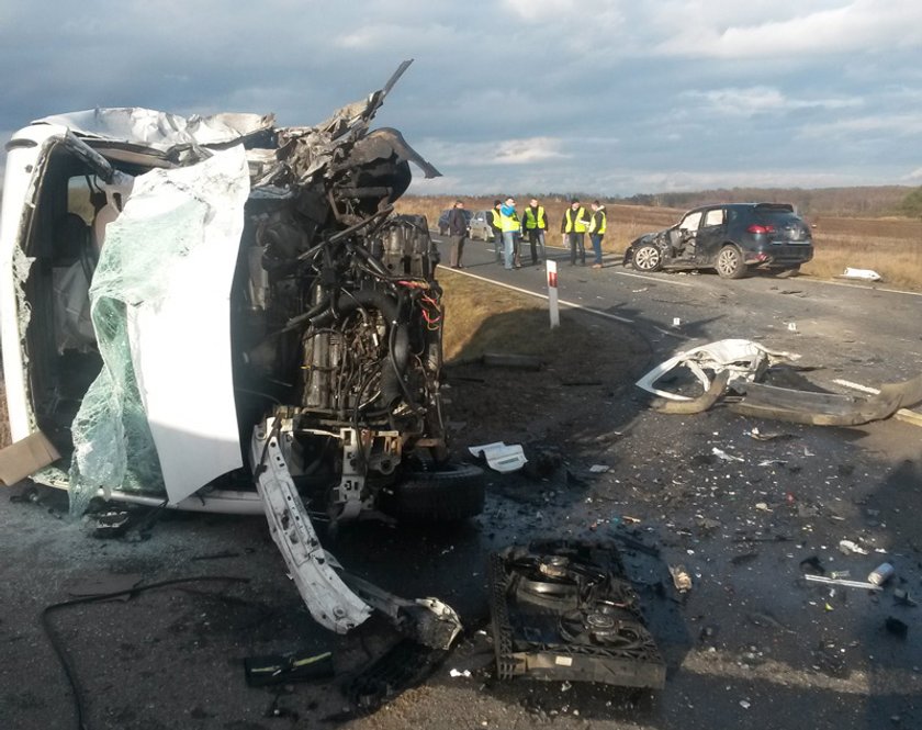 Wypadek na obwodnicy Ośna Lubuskiego