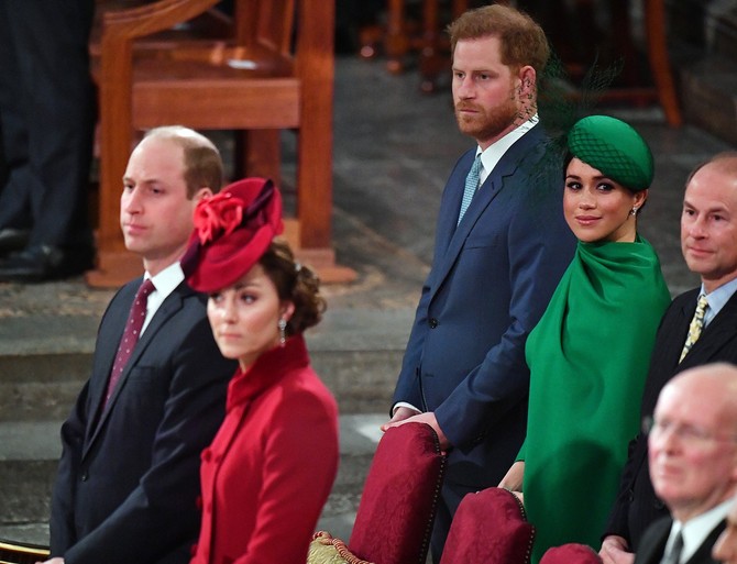 Megan Markl i princ Hari sa Kejt Midlton i princom Vilijamom