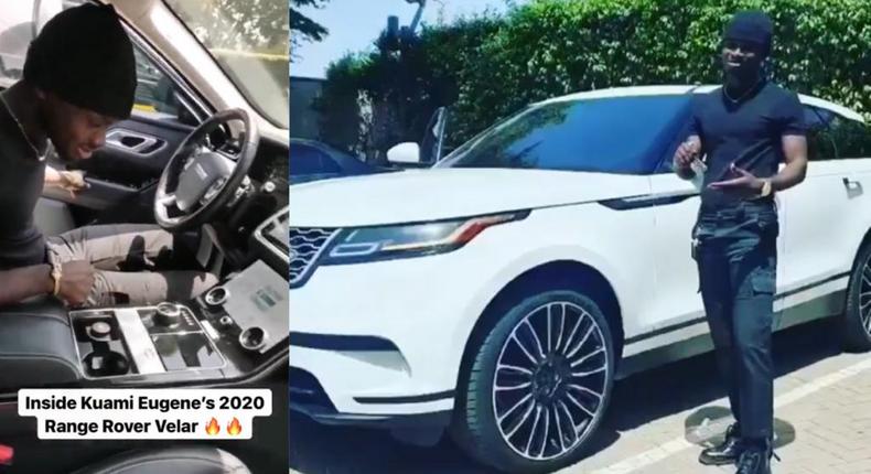 Kuami Eugene gets new Range Rover Dr Kwku Oteng