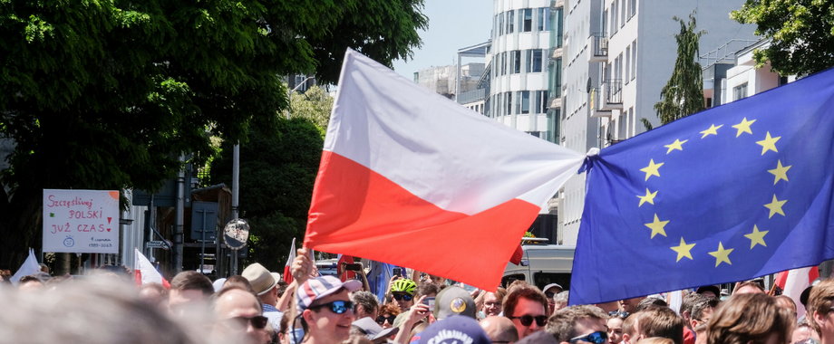 Zapytali Polaków o obecność w Unii. Wyniki najgorsze od ponad dekady