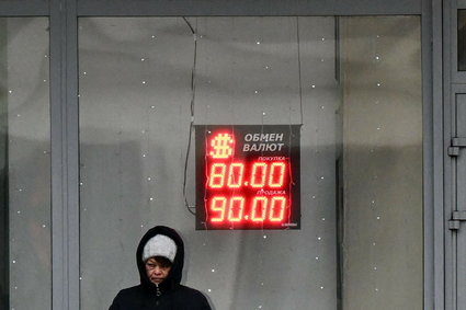Rosyjski rynek stracił na wartości 200 mld rubli