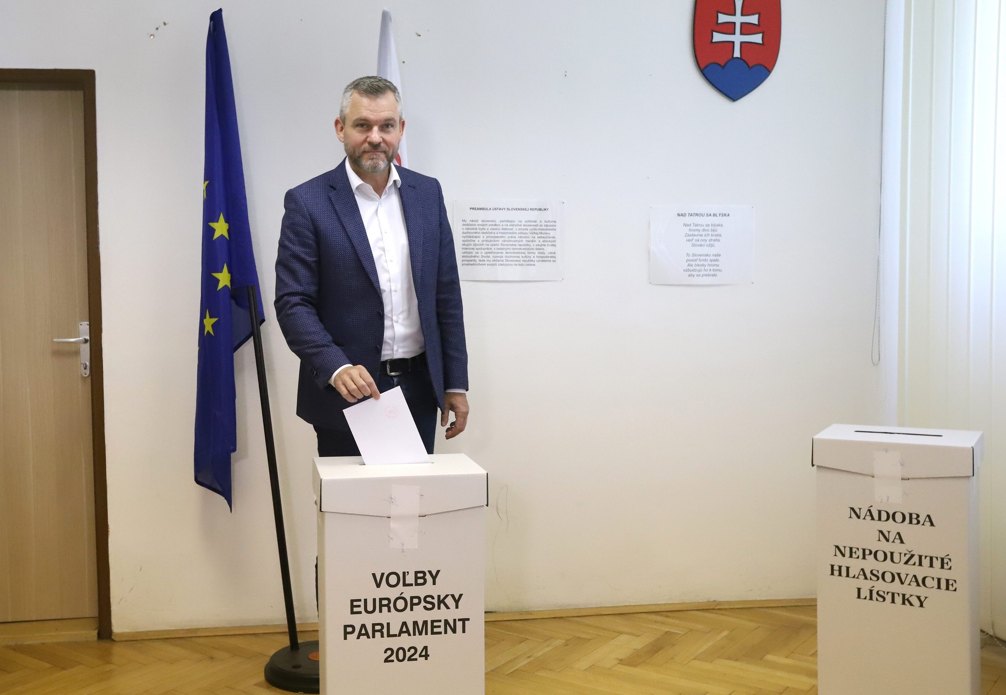 Svoju občiansku povinnosť si splnil aj zvolený prezident Peter Pellegrini.