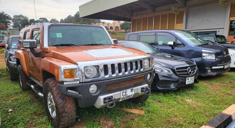 Some cars that URA has impounded