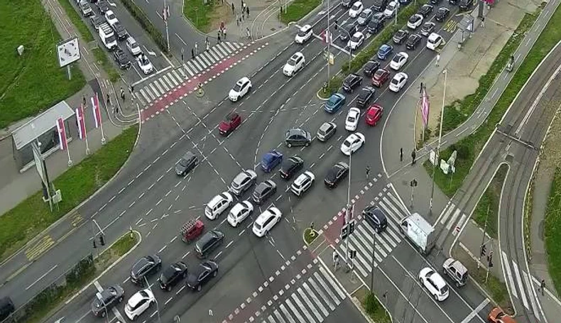 Gužva kod TC Ušće