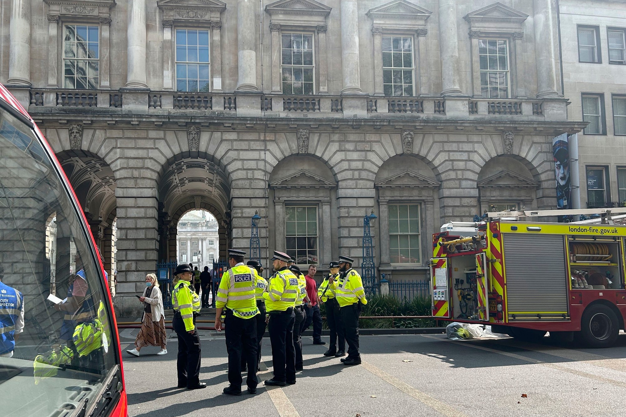 Vigili del fuoco di Londra.