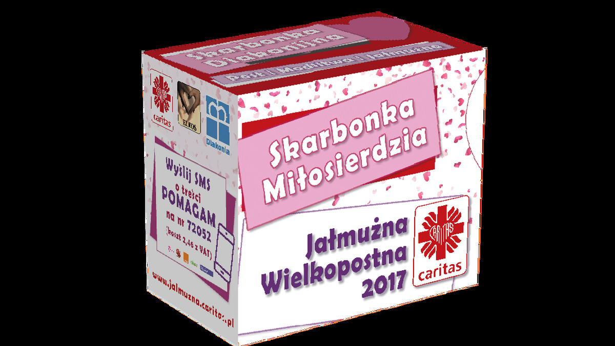 30 tysięcy tekturowych skarbonek Jałmużny Wielkopostnej przygotowała Caritas Archidiecezji Łódzkiej. Przez cały okres Wielkiego Postu wierni wrzucać będą do nich datki na rzecz potrzebujących. W tym roku wszystkie zebrane pieniądze będą przeznaczone na pomoc w leczeniu dzieci i osób starszych.