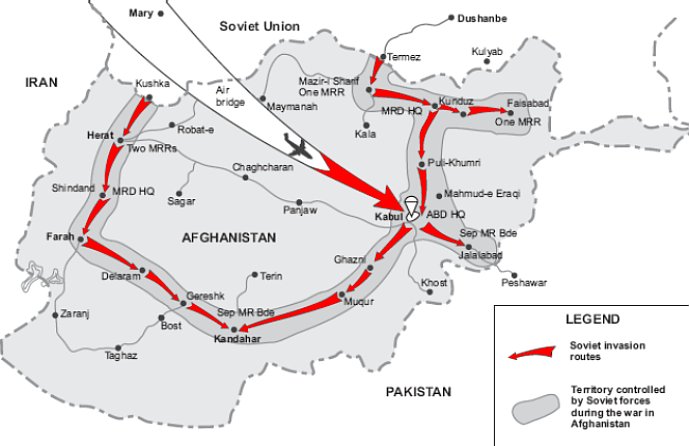 Sowiecka inwazja na Afganistan w grudniu 1979 roku