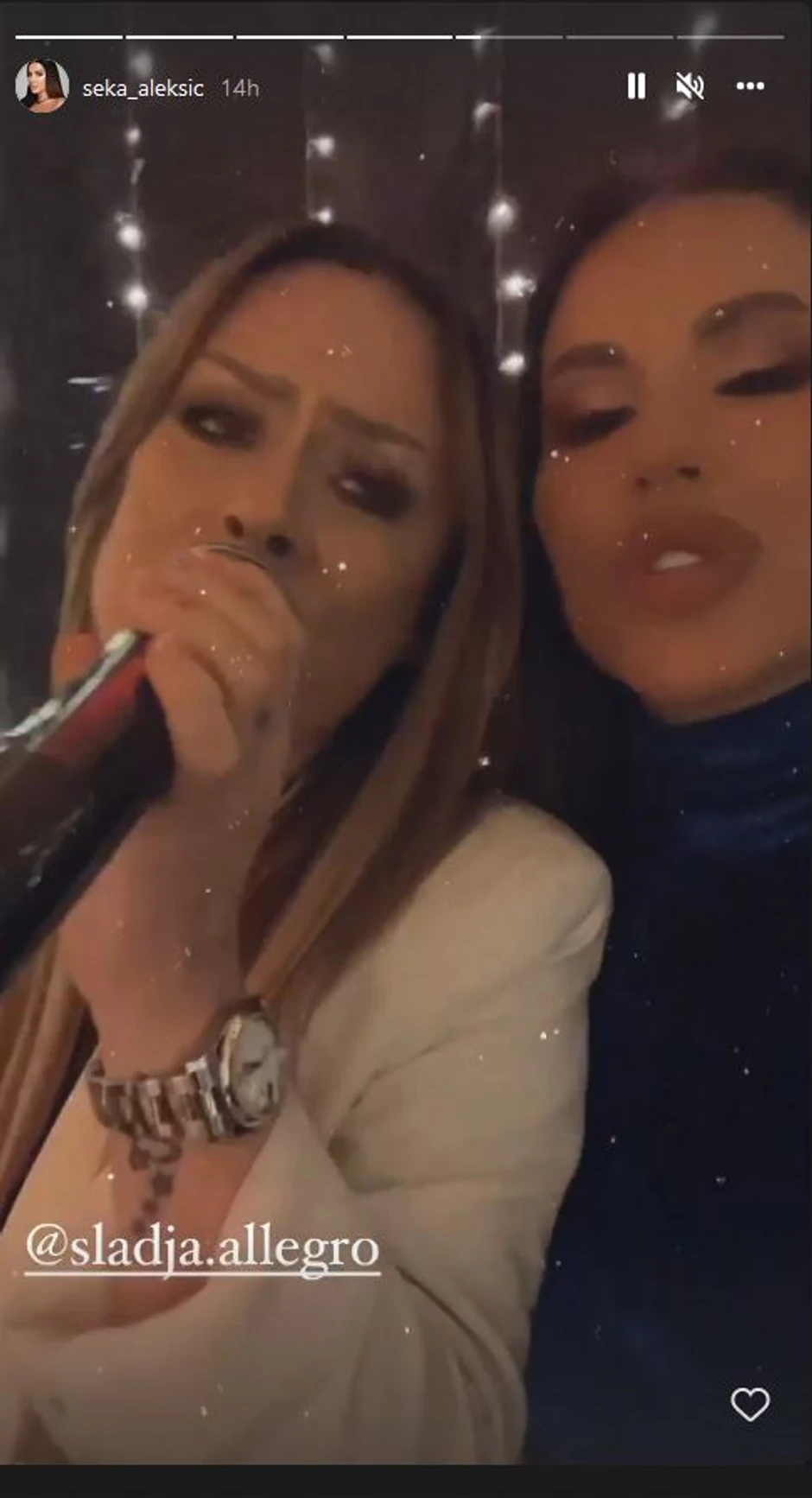 Slađa Alegro i Seka Aleksić