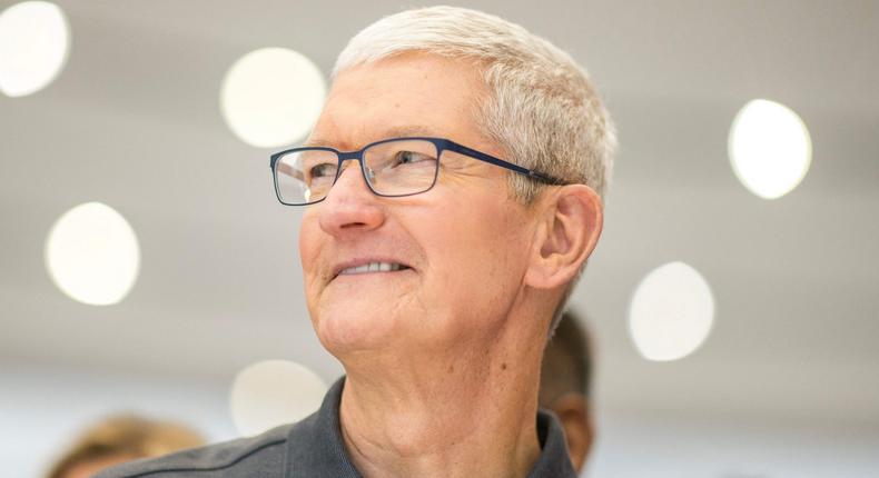 Cook calls generative AI a 'huge opportunity for Apple.'
