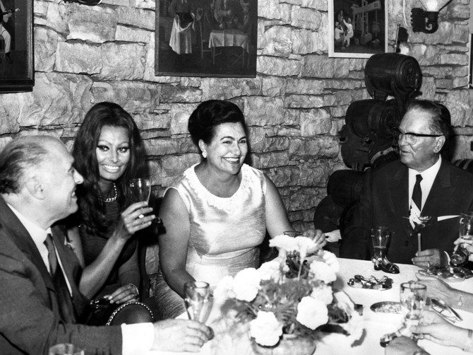 Jovanka Broz i Tito sa Sofijom Loren i Karlom Pontijem