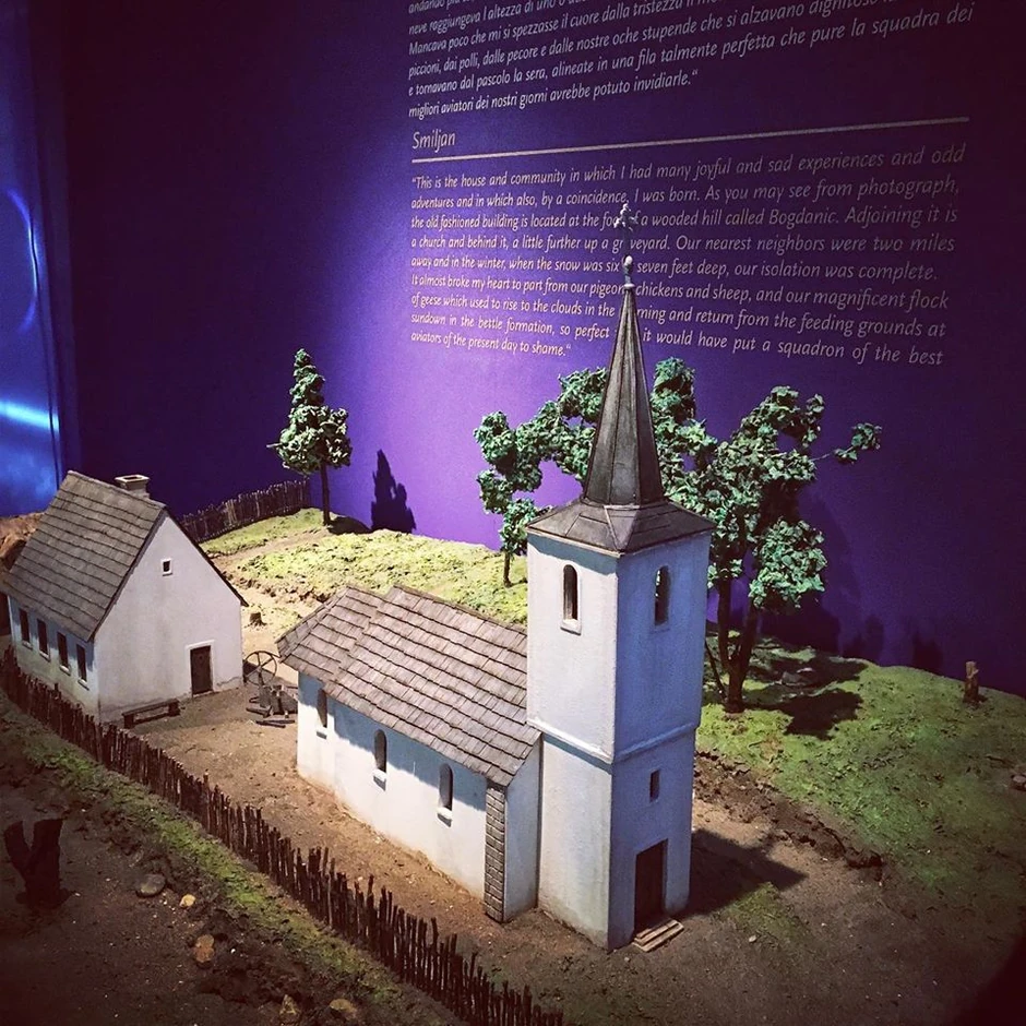 Maketa Tesline rodne kuće na izložbi u Milanu