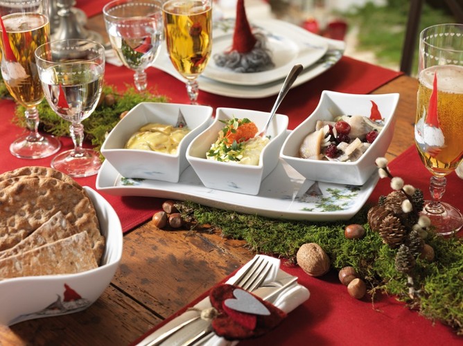 Dekoracje stołu i domu na Święta