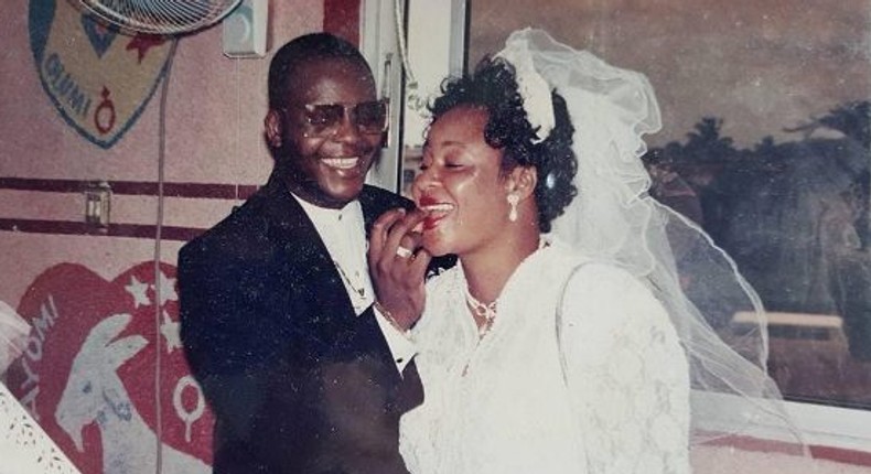 Shina Peters & wife, Sammie