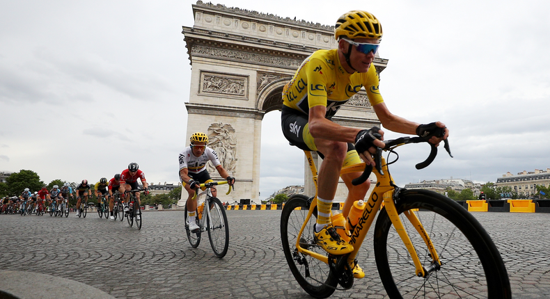 Chris Froome cycling Tour de France