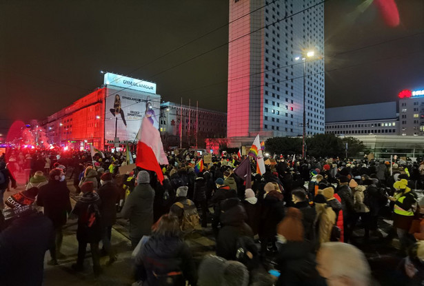 Strajk Kobiet w Warszawie, 29.01.