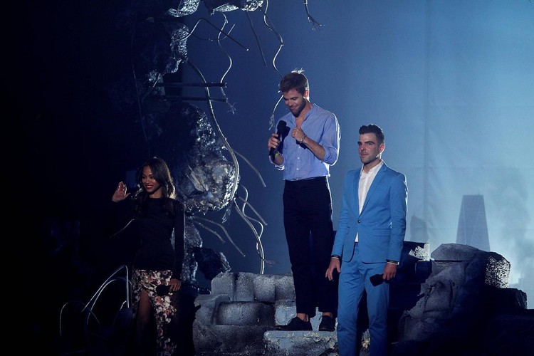 Zachary Quinto, Zoe Saldana i Paul Walker na MTV Movie Awards