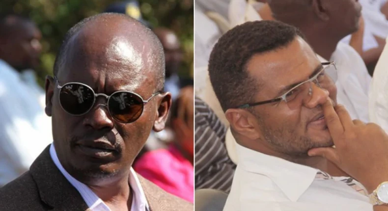 Former governor William Kabogo and former Senator Hassan Omar (Pulse Live)