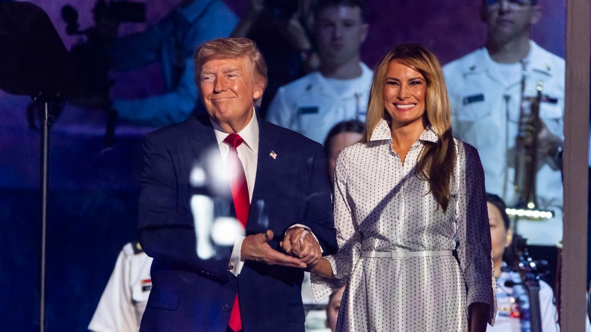 Proslava Dana nezavisnosti u Vašingtonu: Donald i Melanija Tramp