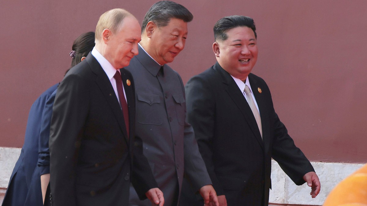 Vladimir Putin, Si Đinping i Kim Džong Un