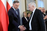 Andrzej Duda i Jarosław Kaczyński