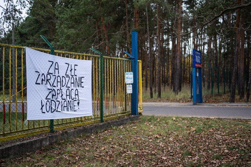 Protest w Łodzi. Czego domagają się pracownicy Grupowej Oczyszczalni Ścieków?