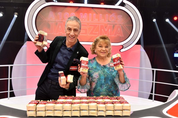 András Csonka and Marika Oszvald have won 8 million together: TV2