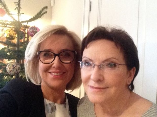 Agata Młynarska i Ewa Kopacz