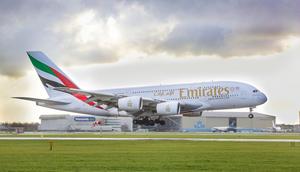 An Emirates Airbus A380.Nicolas Economou/NurPhoto via Getty Images