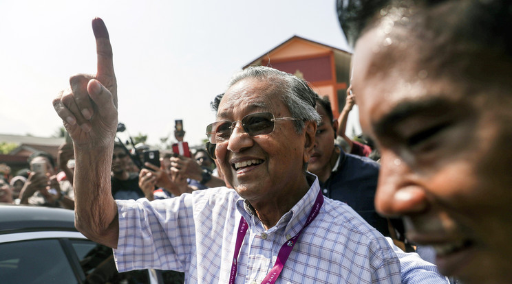 Ha nyer a kormánykoalíciója a választáson, Mahathir Mohamad lesz a világ legidősebb kormányfőjelöltje / Fotó: MTI/EPA/Fazry Ismail