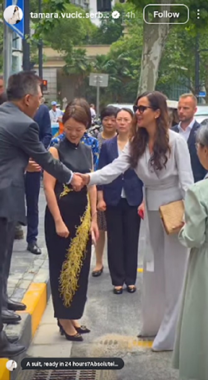 Tamara Vučić u Šangaju