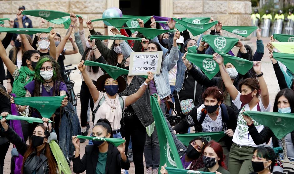 Protesti žena zbog zakona o abortusu u Bogoti u septembru