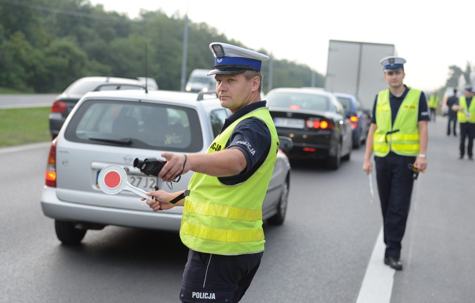 WARSZAWA POLICJA AKCJA PRĘDKOŚĆ