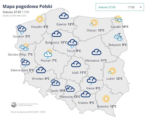 Jaka Pogoda W Sobote Sprawdz Prognoze Na 27 Marca Wiadomosci